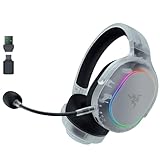 Razer Barracuda X Chroma Phantom White - Kabelloses Multi-Plattform Gaming-Headset - 285g - Triforce 40mm Driver - Dual Wireless HyperSpeed & Bluetooth - Chroma RGB | Phantom White Edition