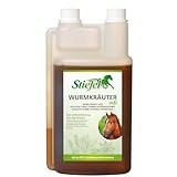 Stiefel Wurmkräutersaft für Pferde, aus einer 100% naturbelassenen Kräutermischung, zur Unterstützung der Darmflora, Bitter- & Gerbstoffen, keine Wurmkur, flüssig, 1l