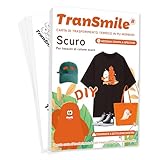 TRANSMILE (50 Blatt, A4 Transferpapier für T-Shirts, bedruckbares Vinyl für dunkle Stoffe, zum Aufbügeln, für Tintenstrahldrucker (I-TMDark1.0-50)