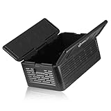 Mahlzeit Thermobox faltbar 60 x 40 x 25,5 cm | Warmhaltebox, Schwarz | Thermobox für Essen, Thermobox Styropor, Thermobox Kühlbox, Isolier Klappbox, Styroporbox Klappbar, Isolierklappbox, Isolierbox