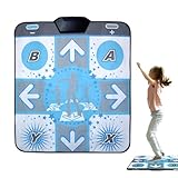 Elektronische Tanzmatten, elektrische Tanzmatte,Tanzfläche Elektronikpad mit Vier-Wege-Touchpad | Komfortable Floor Teppich -Spieldecke für Arbeiter Hausfrauen Studenten