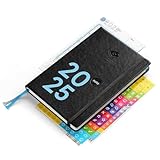 weekview compact note 2025 - der clevere Wochenplaner! Personal Organizer mit großem Notizteil / A6+ (12x18cm) mit Sticker und Tafelkalender