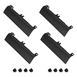 Create idea 4 Stück Festplattenabdeckung mit Schrauben HDD-Caddy-Türabdeckung Kompatibel mit Dell Latitude E6430 E6530 E6330-Serie Laptops Schwarz