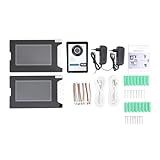 L-home Video Türsprechanlage Sprechanlage, Gegensprechanlage 4 Draht 7 zoll TFT/LCD Monitor mit Kamera Klingel Türklingel 2-Familienhaus IP65