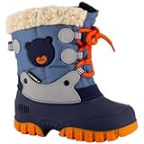 Spirale Unisex-Kinder Fabi Schneestiefel, Blau (Celeste...