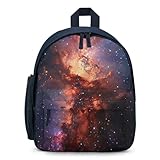 Treer Wasserdicht Rucksack Kinder, 3D-Sternenhimmel Schulrucksack für Kinder Nylon Kinderrucksack Mädchen Jungen Kindergartenrucksack Schulranzen für 3-14 Jahre (D,32x24x15cm)