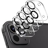 MoKo 4 Stück Kamera Linse Schutzfolie für iPad Pro 11 Zoll/iPad Pro 13 Zoll M4/M5 2024/2025, Kratzfest 9H Gehärtetes Glas Kameraschutz