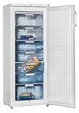 Amica GS 15111 W Gefrierschrank / Weiß / 143cm Höhe / Standgerät / Supergefrierfunktion / 2 Gefrierfächer und 5 Schubladen