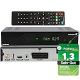 [ Test SEHR GUT, Note 1.3 *] Zehnder HX 2300 VFD Sat Receiver mit Aufnahmefunktion, HD fähig, Full HD, Digital Sat-Receiver für Satellitenschüssel Satelliten Satellit TV Fernseher, HD-Receiver