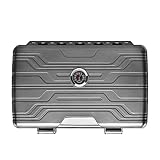 ROLTIN Humidore, Aluminium-Humidor, befeuchtender Zigarren-Humidor mit Hygrometer, Reise-Zigarren-Etui, Schwamm-Innenraum, Zigarren-Humidor für 5 Zigarren