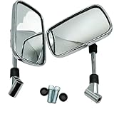 Motorrad Seitenrückspiegel Kompatibel Mit Suzuki Für VS800 Für Boulevard Für S50 Für VL1500 Motorradspiegel Motorradlenkerspiegel Motorradrückspiegel