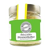 Odenwälder Lebensmittel - 150g premium Zitronenbutter mit echten Zitronen - hochwertige Butter - Made in Germany