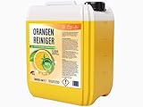 5 Liter Orangenreiniger | Allzweckreiniger mit hoher Fettlösekraft für Fenster, Türen, Arbeitsplatten usw. | Konzentrat Reinigungsmittel