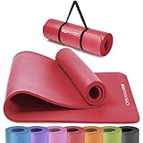 KG Physio Yogamatte Rutschfest und Gepolstert - Yoga Matte mit Tragegurt, Fitnessmatte, Turnmatte, Sportmatte Dicke 8mm, Gymnastikmatte, Gym Matte, Pilates Matte, Fitness Matte Sport, 183x60cm