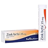 ZINK BETA 25 Brausetabletten 20 St