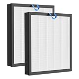 Vital 100S Ersatzfilter für LEVOIT Luftreiniger, 2 Pack H13 HEPA Filter und Aktivkohlefilter Kompatibel mit LEVOIT Vital 100s Luftreiniger Modellnummer ‎LAP-V102S-WEU