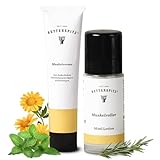 Retterspitz Muskelcreme 100gr & Muskelroller 50ml Bundle – Natürlich gegen Muskelschmerzen, Sehnen- und Gelenkbeschwerden – Perfekt für Zuhause und Unterwegs