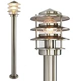 Edelstahl Außenstandleuchte 249-1000 100cm – moderne...