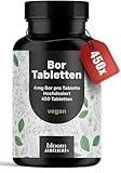 Bor Hochdosiert - 450 Tabletten mit 4mg Bor aus Borax...