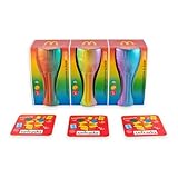sefrado Bundle Exclusive Untersetzer kompatibel mit 3er Cola Glas Set Regenbogen McDonalds 2022 - Sammel Gläser