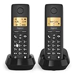 Gigaset Pure 100 Duo schwarz Schnurlostelefon Int.Ware