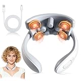 Nackenmassagegerät,Tragbares Körpermassagegerät & Nackenmassagegerät,Kabellos Tragbares Massagegerät für Zuhause Büro Reise (Modell 7)
