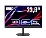 Acer Nitro XV270P Gaming Monitor 27 Zoll (69 cm Bildschirm) Full HD, 165Hz OC, 144Hz, 2ms (G2G), 2xHDMI 2.0, DP 1.2, höhenverstellbar, drehbar, HDMI/DP FreeSync Premium