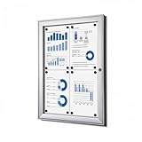 Schaukasten 4x A4 Alu Infokasten Plakatschaukasten wetterfest aussen 4xA4