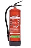 Jockel S6LJM GREEN E 21 - Dauerdruck-Schaum-Feuerlöscher GREEN E, 6L, EN 3, 21 A, 113 B = 6LE, inkl. Prüfplakette