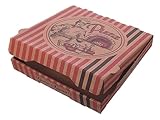 Pro DP 100 Pizzakartons Pizzaschachteln Pizzaboxen NYC braun mit Neutraldruck 4cm Höhe verschiedene Größen gemäß Auswahl - Inkl. VerpackG in D (40x60x5cm)