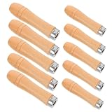 PartyKindom 10 Stück Teiliges Holzgriff für Feilen Ergonomischer und Stabiler Griff für Raspelwerkzeuge für Holzschnitzarbeiten und DIY Projekte