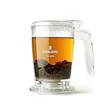 Soolong Teamaker, praktischer Teebereiter, Eisteemaker für Tee und Eistee oder Cold Tea aus Tritan, BPA-Frei - 450ML - 1 Stück