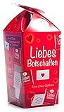 Heidel Liebesbotschaften | Schokoladen-Täfelchen mit Liebesbotschaften| 75g