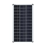 enjoy solar Mono 100W 12V Monokristallines Solarpanel Solarmodul Photovoltaikmodul ideal für Wohnmobil, Gartenhäuse, Boot