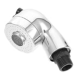 NUOBESTY Handsprinkler Haustier Sprühkopf Tragbare Dusche Badezimmerdusche Handbrause Aufsatz Sprinkler Dusche Handbrause Sprinkler Badewanne Duschaufsatz Abs Silber