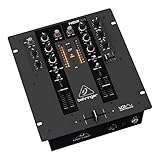 Behringer PRO MIXER NOX101 Premium 2-Kanal DJ-Mixer mit voller VCA-Steuerung und Ultraglide Crossfader