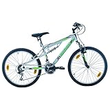 Multibrand Distribution Probike Speed 24 Zoll (130-155 cm) Mountainbike, komplett hängend, 18 Geschwindigkeitsstufen, Radfahrrad, Jungen, Fahrradfahren, Mädchen