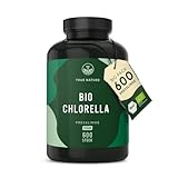 Bio Chlorella Presslinge – 600 Tabletten (500 mg) –...