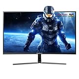 Viewsonic VX2458-C-MHD 60 cm (24 Zoll) Curved Gaming Monitor (Full-HD, FreeSync, 1 ms, 144 Hz, HDMI, DP, geringer Input Lag) Schwarz