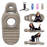 Aufblasbares Schwangerschaftskissen, perforierte PVC-Luftmatratze, Bauchliegematte, Ganzkörper-Schwangerschaftsluftbett, Schwimmhilfe für Bauchschläferinnen, Schwangerschaftspool (mit Pumpe)