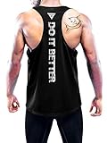 1er Pack Herren Tank Top, Ärmelloses Sport Tshirts Herren...