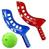 jojofuny Werfen Und Fangen Ball Spielzeug Scoop Ball Set Bunte Outdoor Sports Spielzeug Sport Strand Spiel Interaktive Spiel Party Favors (Gelegentliche Farbe)