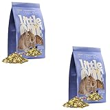 Little One Alleinfutter für Degus | Doppelpack | 2 x 400 g | Reich an Langen Fasern und ohne süße Zutaten | Enthält Heupellets, getrocknete Luzerne, Pastinake und Zucchini