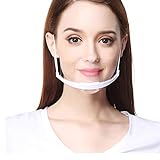 FEOYA 10 Stück Gesichtsschutzschild Kunststoff Visier Anti-Splash Transparent Schutzvisier Hygiene Schutzschirm für Restaurant Küche Gastronomie