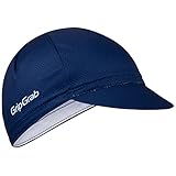 GripGrab Unisex Leichte Sommer Cycling Cap UV Schutz Fahrrad Unterhelm Mütze Retro Radsport Mesh Fliegenschutz Fahrradmütze Fahrradkappe, Navy Blau, M-L