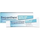 Bepanthen Wund- und Heilsalbe, unterstützt die Heilung bei kleinen, oberflächlichen Wunden und schuppig-rissigen Hautstellen, 100g
