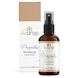 bedrop Propolis Extrakt Spray als Mundspray 30ml alkoholfrei & wasserlöslich - Auch für Kinder & Tiere geeignet - Reine Imker Qualität, ohne Alkohol, keine Zusatzstoffe