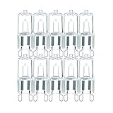 WATTERIE: 10er Pack: Halogen Stiftsockellampe G9 42 Watt ersetzt 56W warmweiß 2700K dimmbar 220-240V 630 Lumen ► Halogen ► Leuchtmittel ► Stiftsockellampe ► Halogen G9 ► Leuchtmittel G9