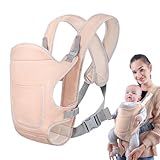 Hogvinnatil Babytrage | Ergonomische Babytrage vorne auf der Straße | sichere mehrstufige Tragehilfe mit verstellbaren Schnallen und atmungsaktivem Stoff für das tägliche Tragen des Babys und