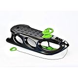 KHW Unisex Jugend Snow Shuttle de Luxe Schlitten, anthrazit,...